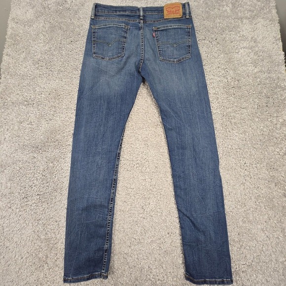 Levis‎ 510 Jeans Mens 33x34 (Fits 32x31) Blue Skinny Medium Wash Denim - Picture 7 of 13